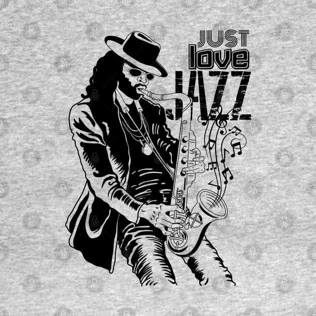 JUST LOVE JAZZ (black) by AlexxElizbar